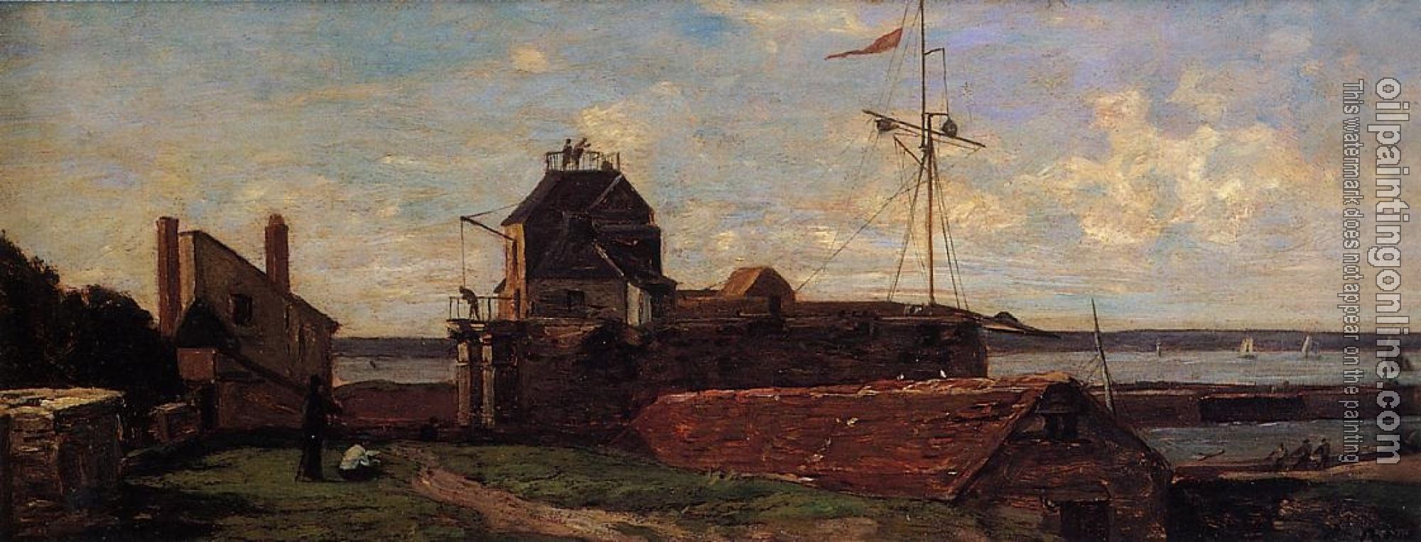 Boudin, Eugene - Le Havre, the Frencois I Tower